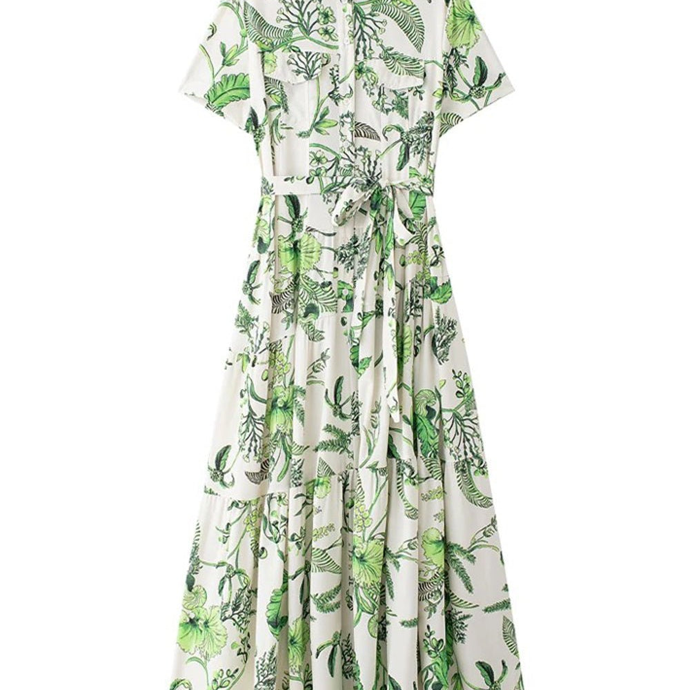 Zara Floral Midi Dress - Fashion Pov