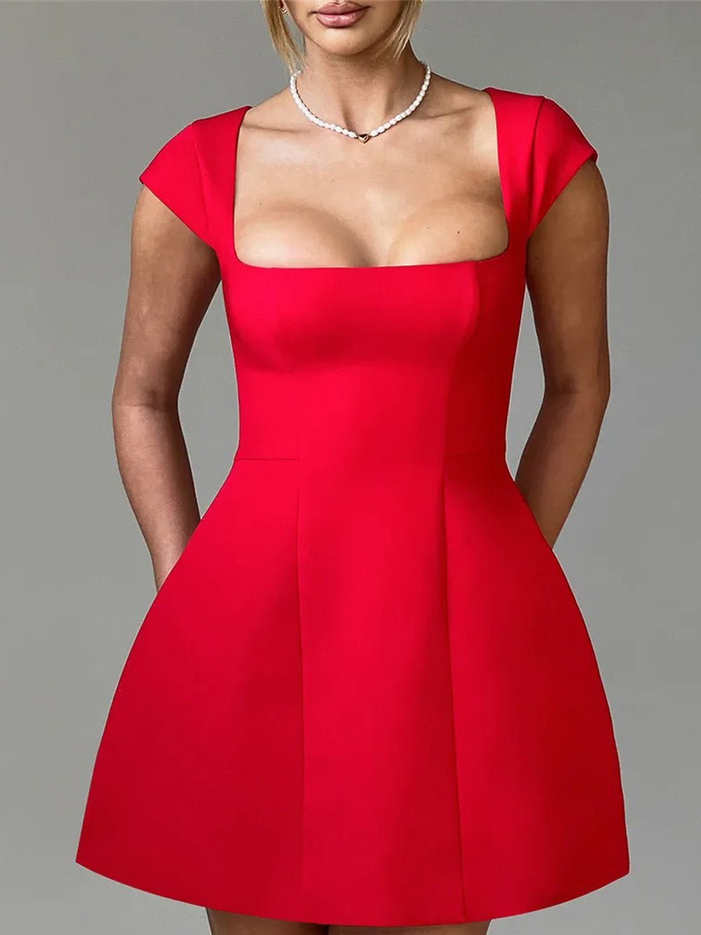 Zara Short Sleeve Mini Dress - Fashion Pov