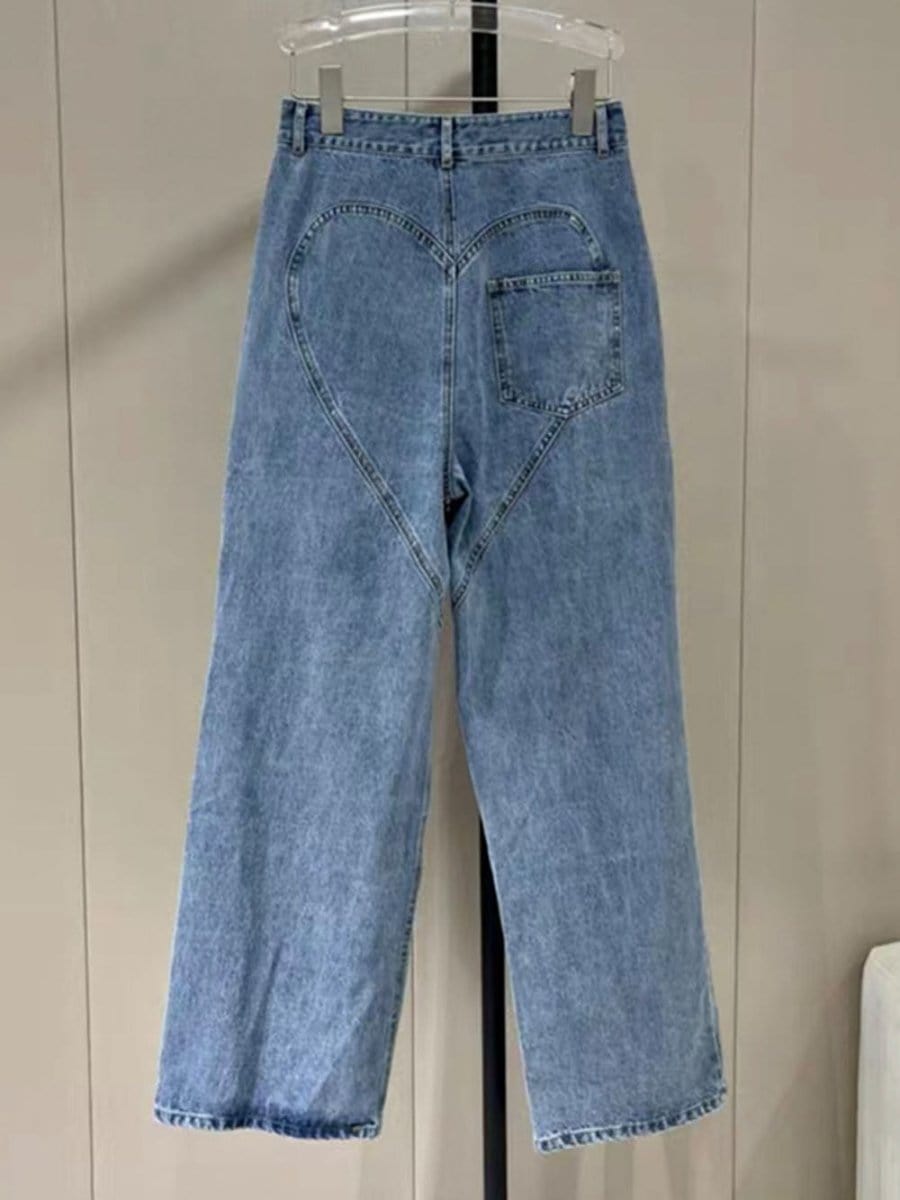 Abigail Hollow Out Jeans Pant - Fashion Pov