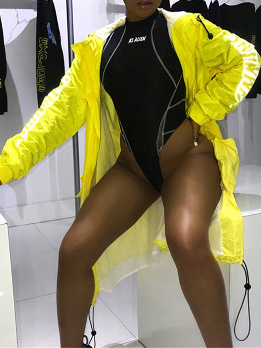 Aria Skinny Bodysuit Streetwear Top - Fashion Pov