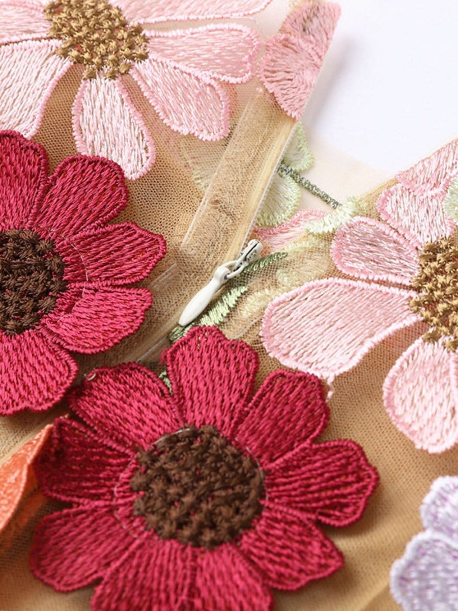 Charlotte Floral Mini Dress - Fashion Pov