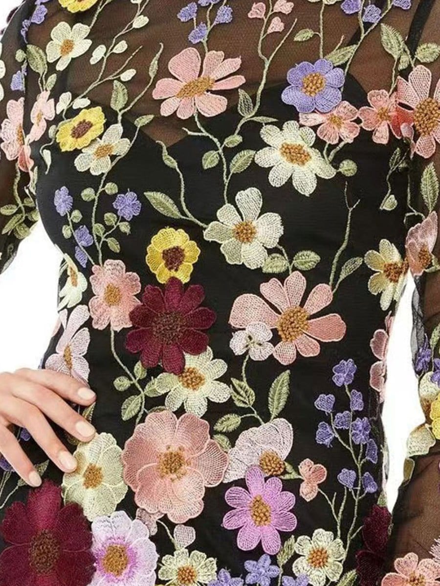 Charlotte Floral Mini Dress - Fashion Pov