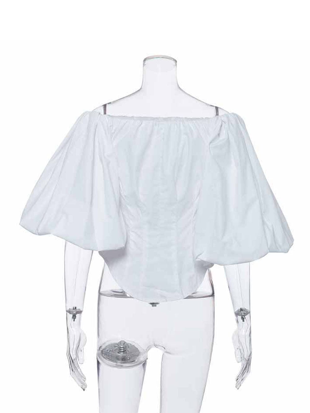 Clara Off Shoulder Lantern Sleeve Top - Fashion Pov