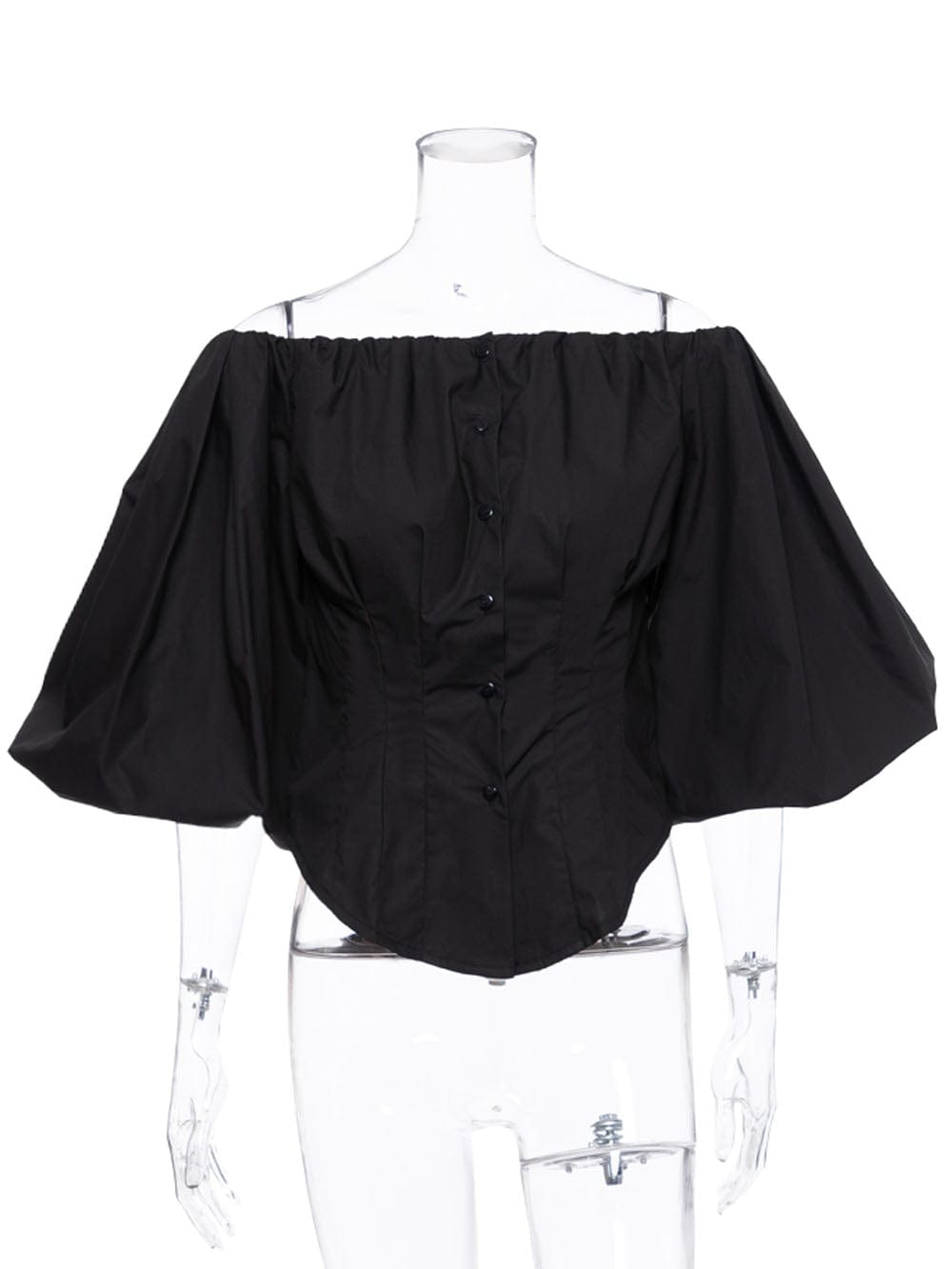 Clara Off Shoulder Lantern Sleeve Top - Fashion Pov