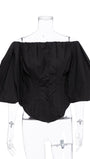 Clara Off Shoulder Lantern Sleeve Top - Fashion Pov