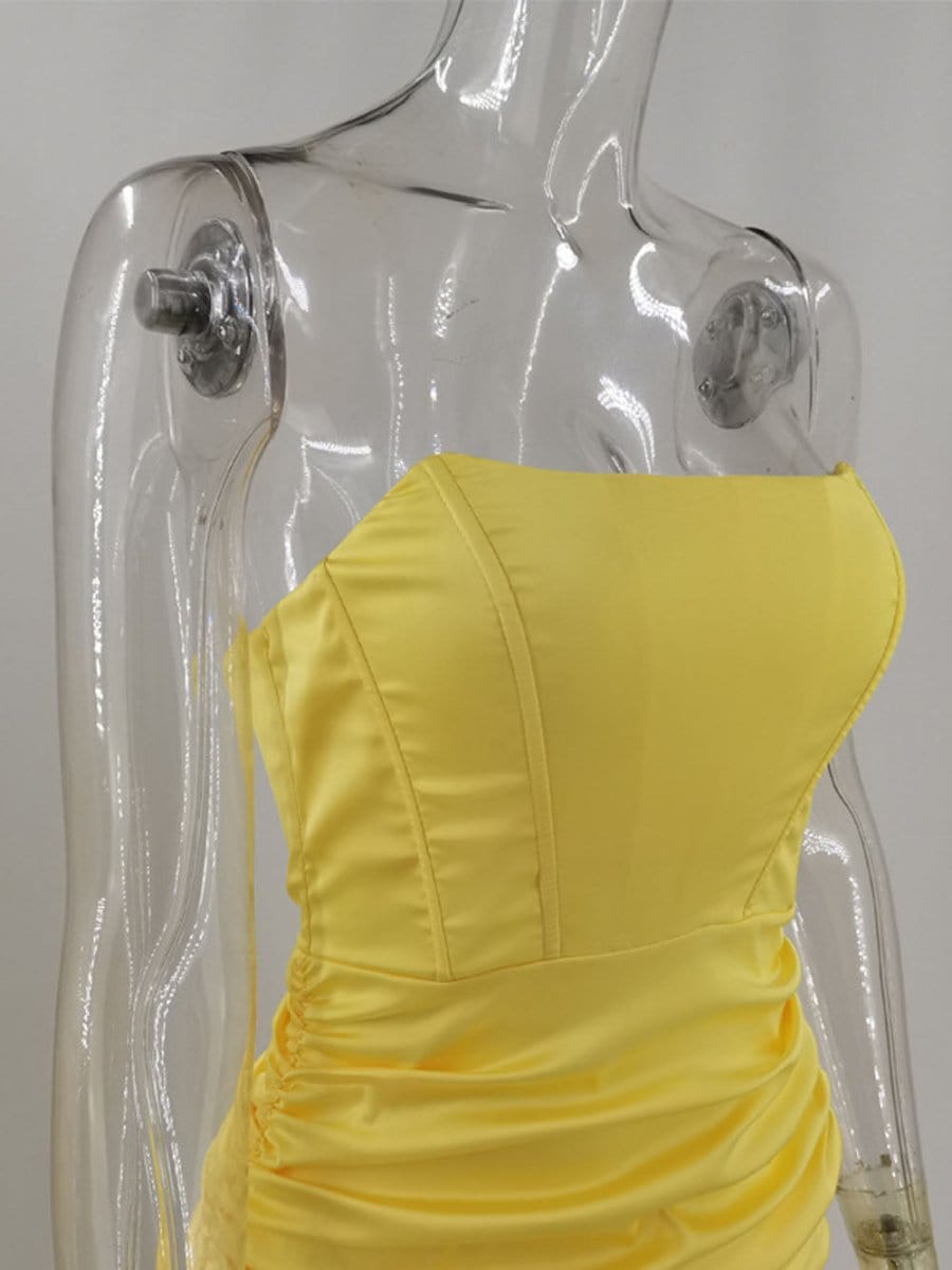 Devin Strapless Bodycon Mini Dress - Fashion Pov