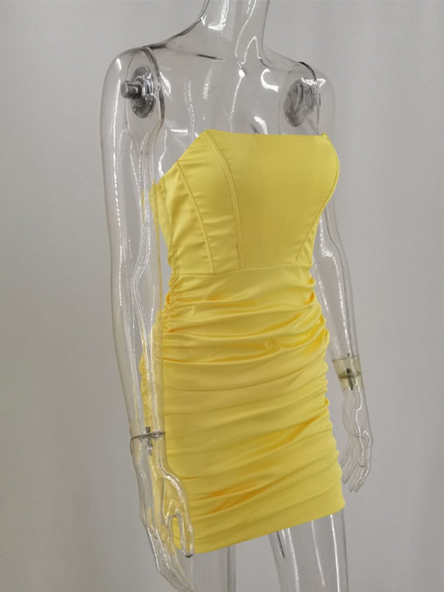 Devin Strapless Bodycon Mini Dress - Fashion Pov