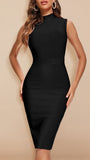 Elaine Sleeveless Bodycon Midi Dress - Fashion Pov