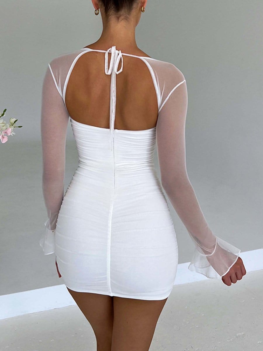 Eloise Backless Mini Dress - Fashion Pov