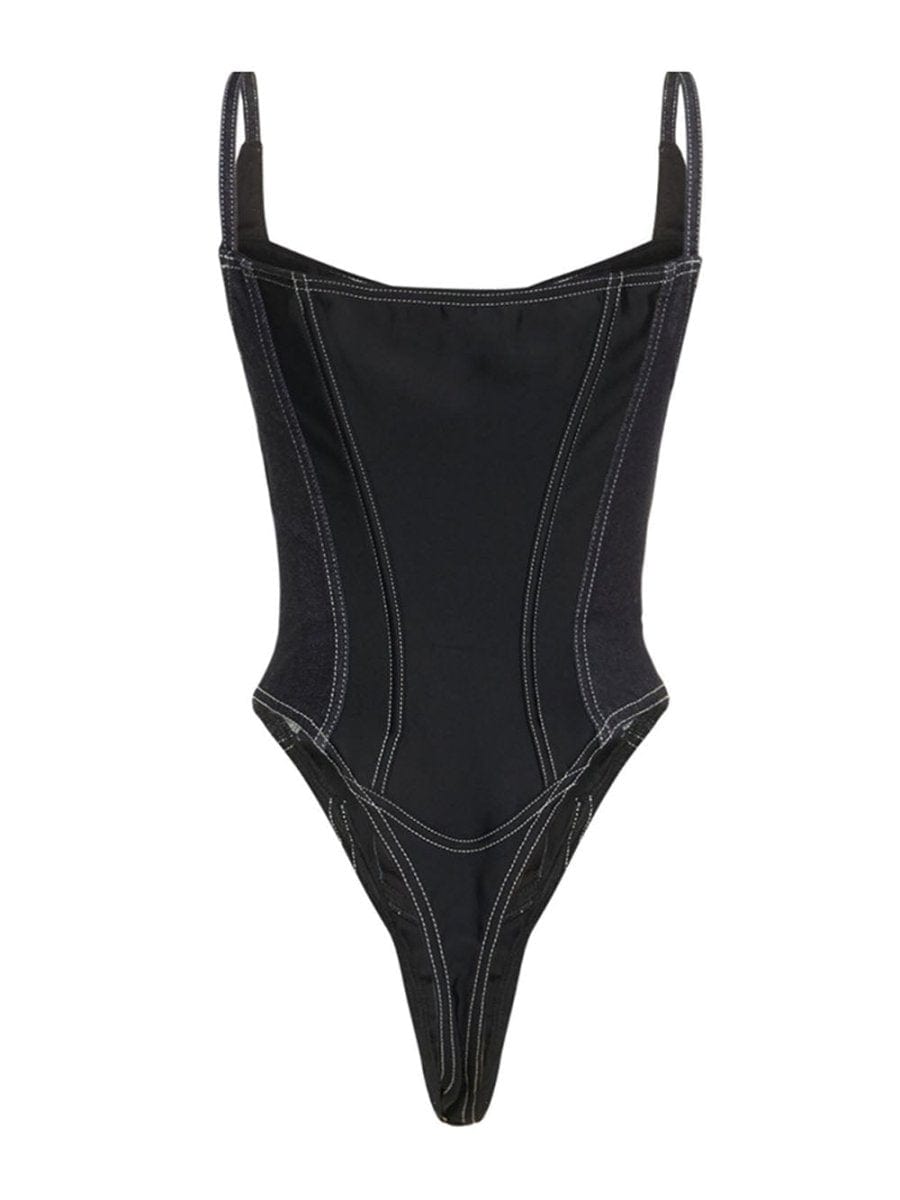 Eve Sleeveless Bodycon Playsuit - Fashion Pov