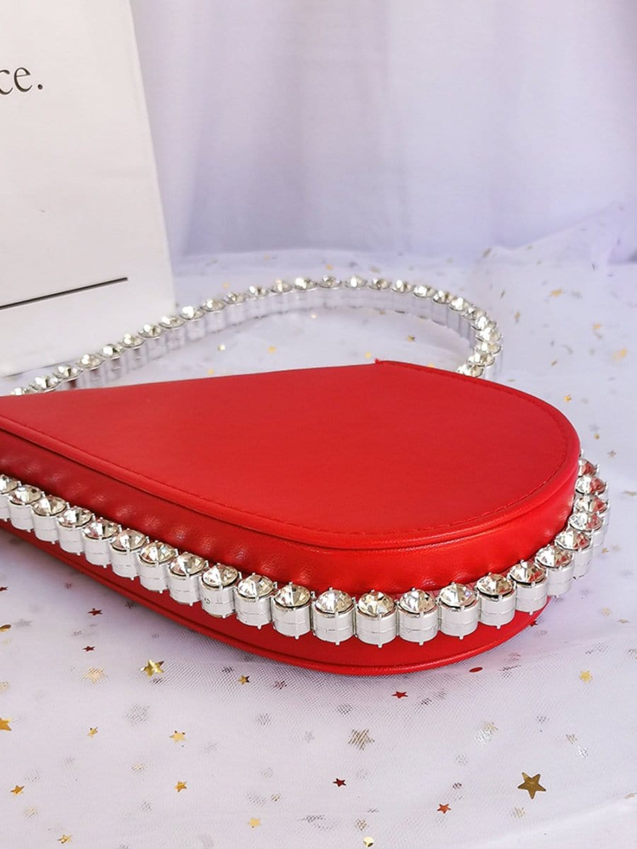 Finley Diamond Red Heart Bag - Fashion Pov