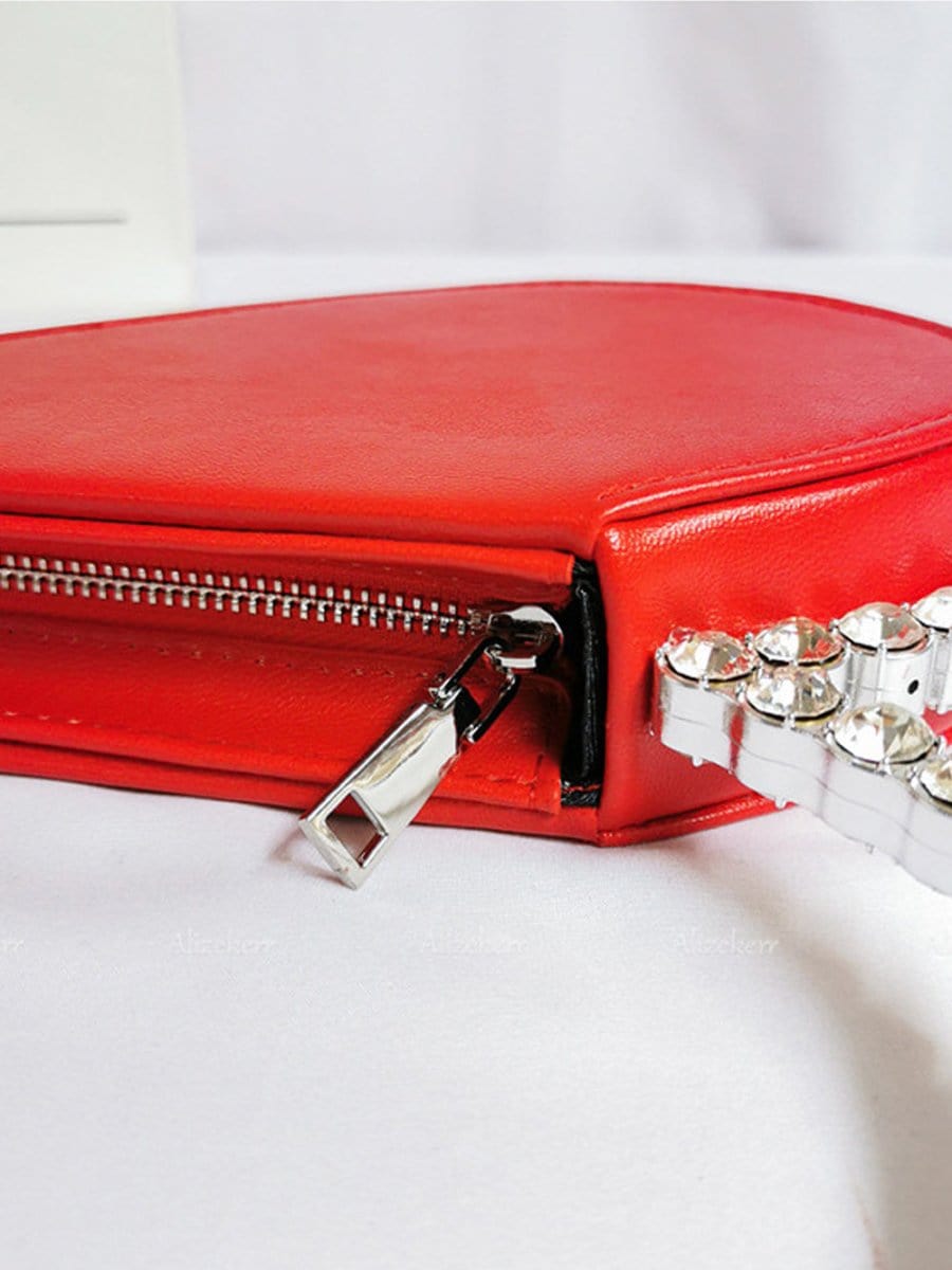 Finley Diamond Red Heart Bag - Fashion Pov