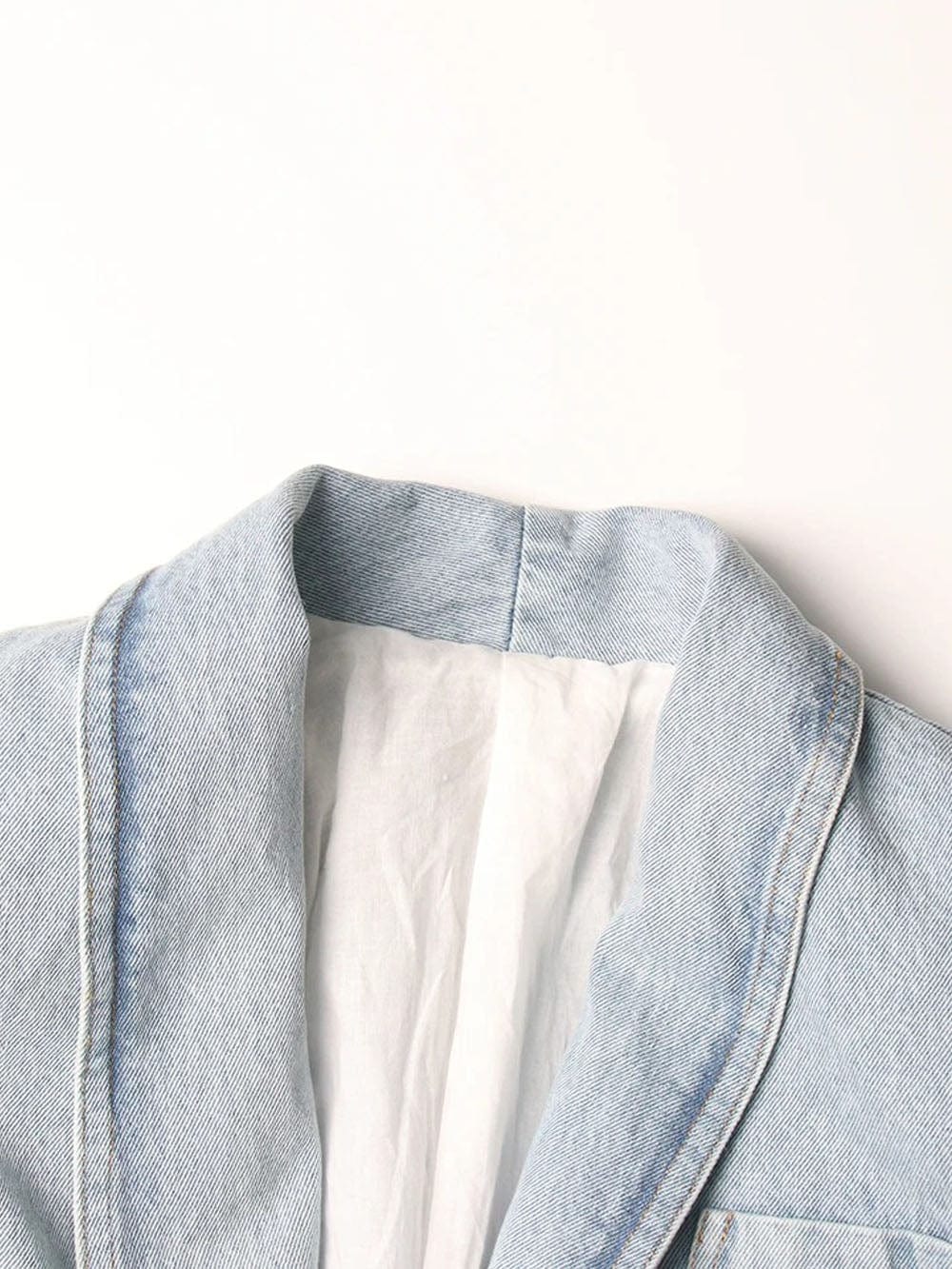Lyric Diamond Denim Jacket - Fashion Pov