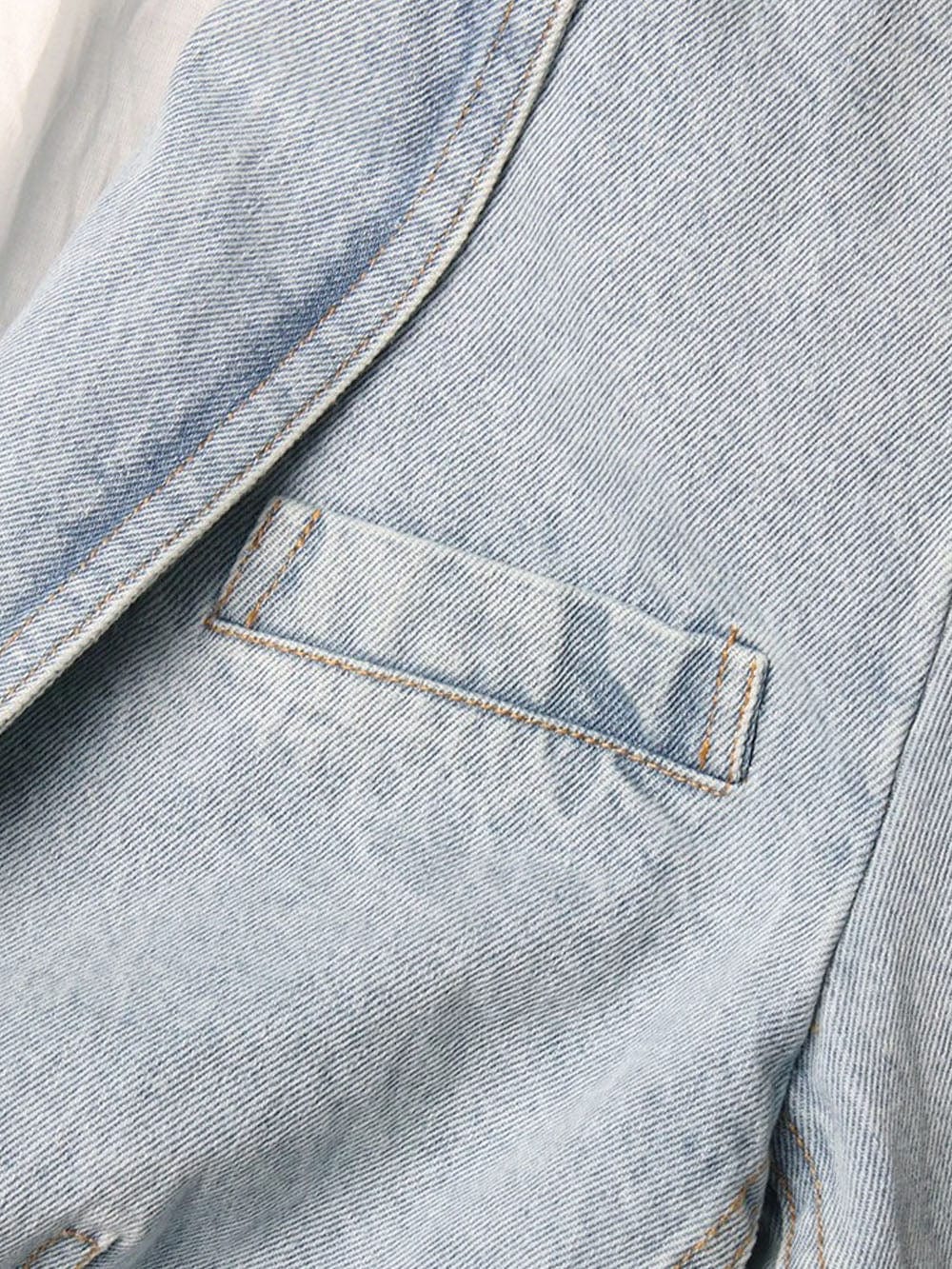 Lyric Diamond Denim Jacket - Fashion Pov