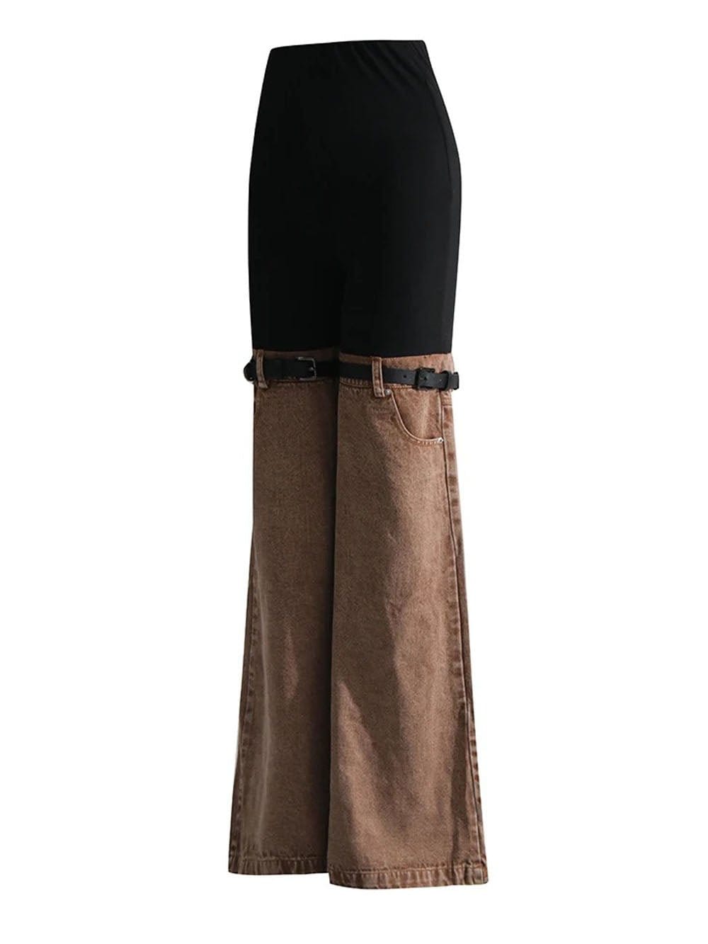 Mansi Denim Hit Wide Leg Pants - Fashion Pov