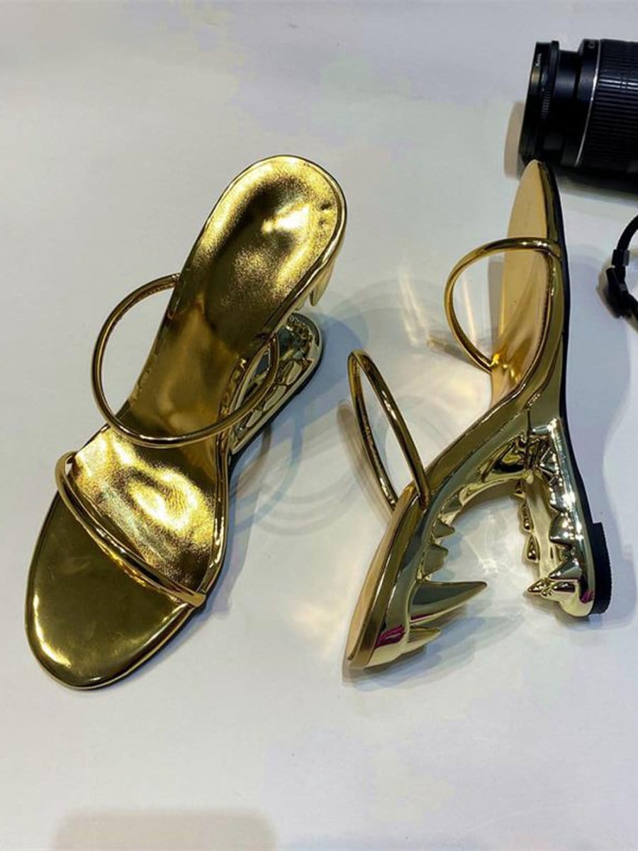 Noah Narrow Band Peep Toe Heel - Fashion Pov