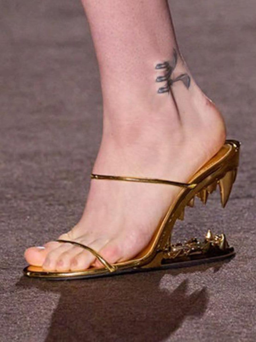 Noah Narrow Band Peep Toe Heel - Fashion Pov