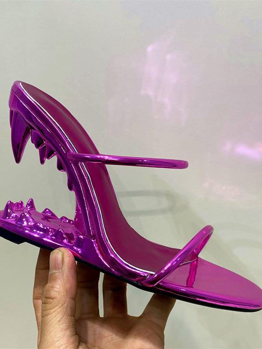 Noah Narrow Band Peep Toe Heel - Fashion Pov