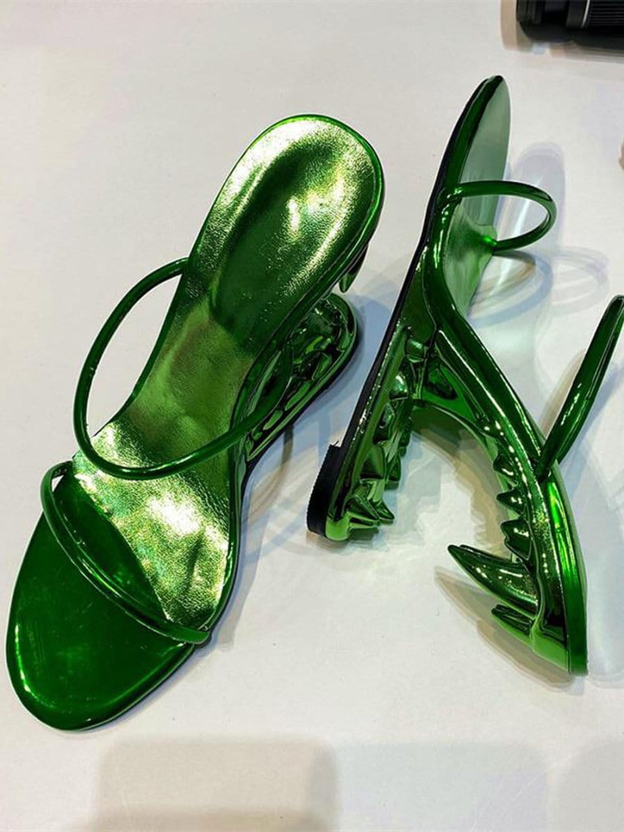 Noah Narrow Band Peep Toe Heel - Fashion Pov