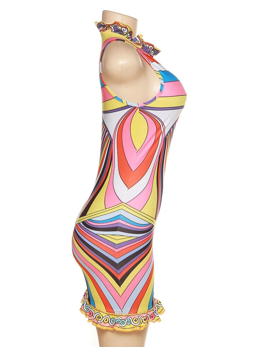 Tara Sleeveless Mini Dress - Fashion Pov